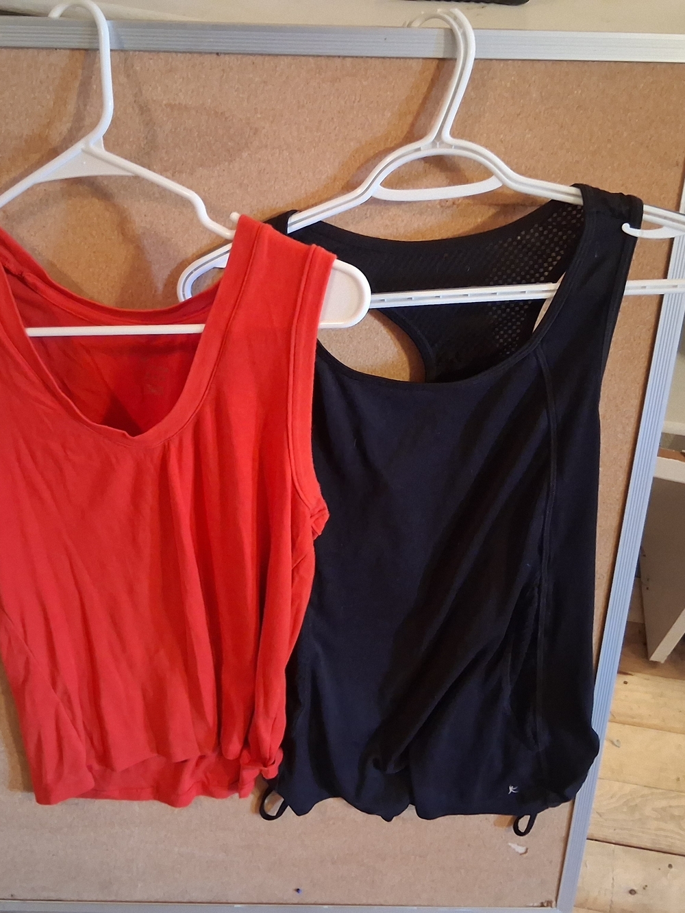 a new day Red and Black Women's Tank Top Set
